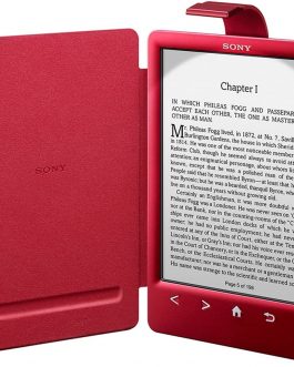 Custodia Sony originale con Luce per eBook Reader PRSA-CL30 Rosso serie PRS-T3