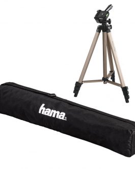 Cavalletto Treppiede Hama 1/4 pollice Altezza 42 125 cm con custodia da trasporto