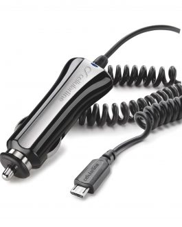 Car Charger Cellularline – Micro USB Caricabatterie 5W compatto per cellulari