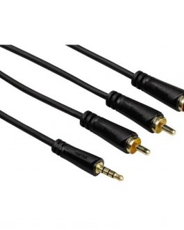 Cavo audio Hama 7122162, 3 metri, jack 3.5mm, 3 x RCA