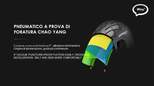 2 Gomme Piene Per Monopattino Elettrico MPK85 - 8.5 Pollici, Antiforatura, Compatibili Con Xiaomi M365, Pro, Ducati, Wispeed