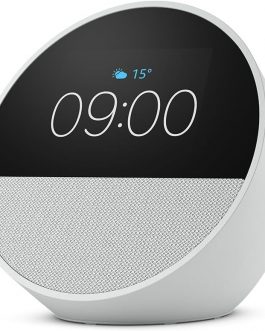 Amazon Echo Spot Alexa Ultimo Modello Sveglia Smart Wi-Fi suono potente Bianco