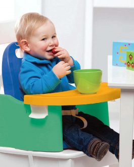 Alzatina Sedia Universale da Bambino Baby Booster JOYCARE® Ghiottone Blue Giallo