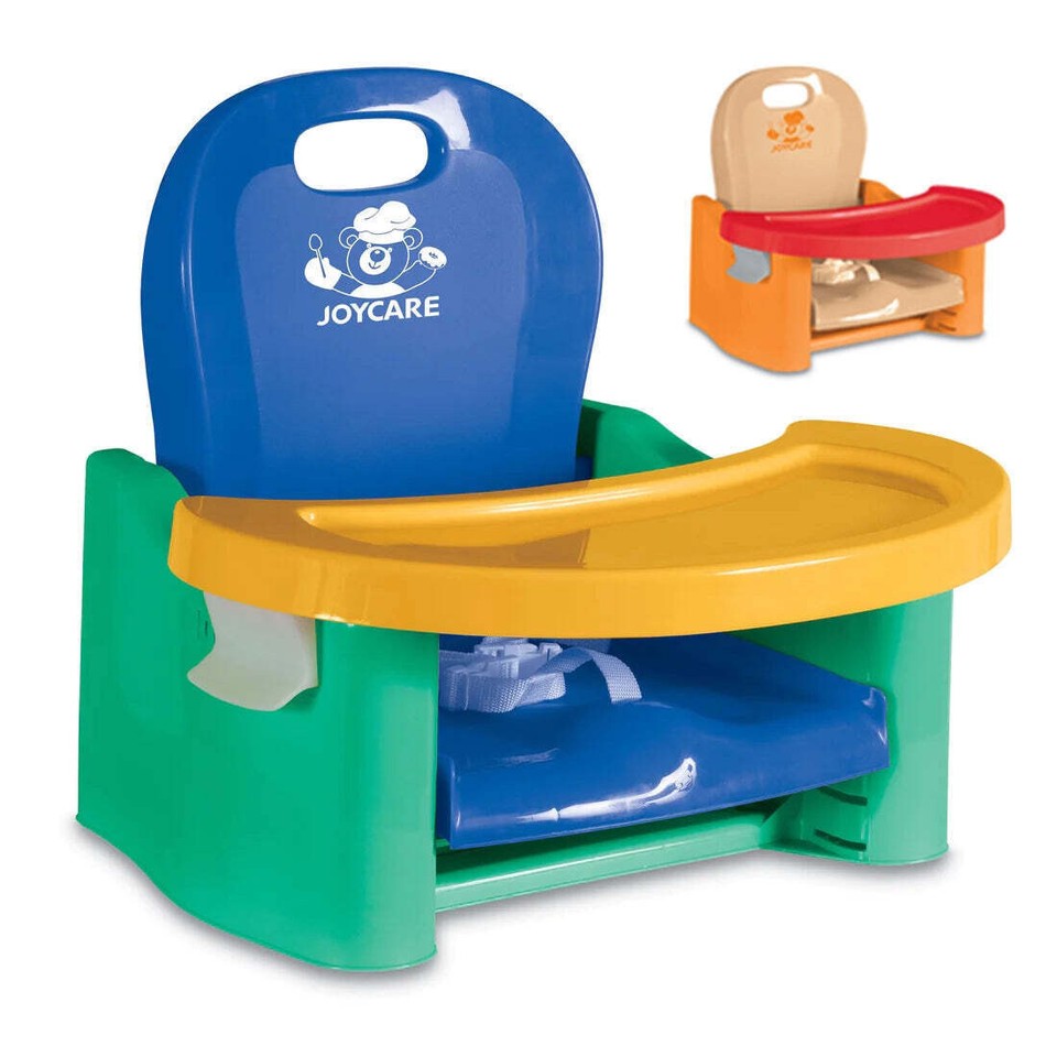 Alzatina Sedia Universale da Bambino Baby Booster JOYCARE® Ghiottone Blue Giallo - Image 5