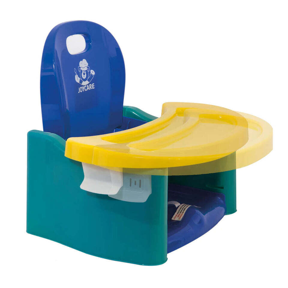 Alzatina Sedia Universale da Bambino Baby Booster JOYCARE® Ghiottone Blue Giallo - Image 6