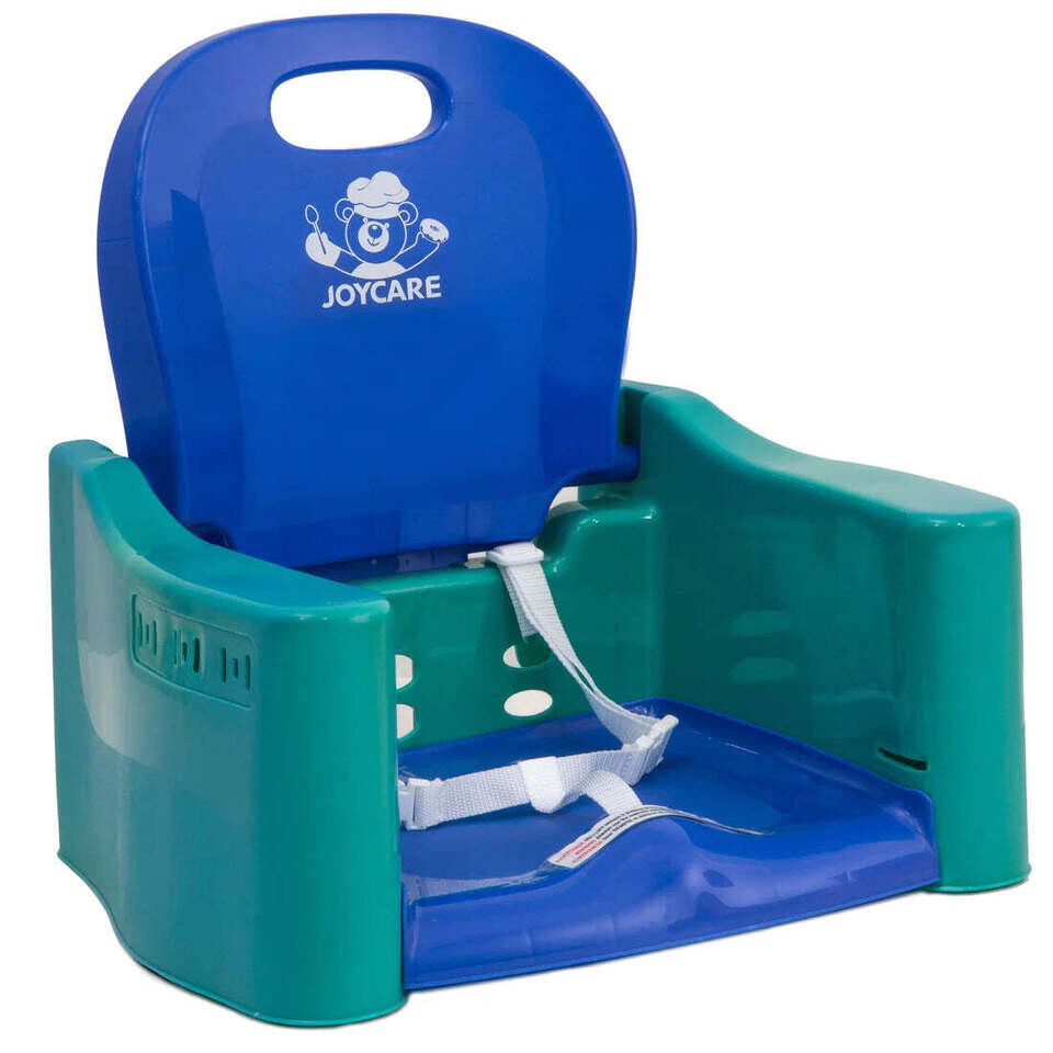 Alzatina Sedia Universale da Bambino Baby Booster JOYCARE® Ghiottone Blue Giallo - Image 7