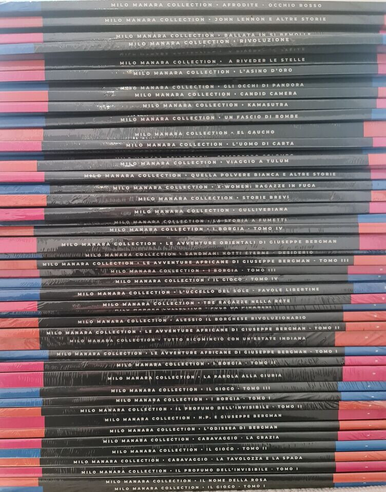 MILO MANARA COLLECTION Completa Vol 1/49 TUTTI NUOVI e CELLOFANATI 2024 GAZZETTA DELLO SPORT - Image 6