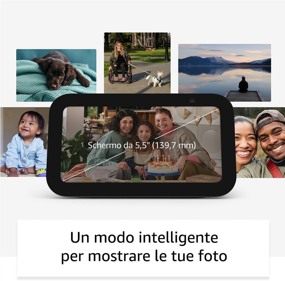 Echo Show 5 Alexa Ultimo Modello 3ª Gen. Schermo Touch Intelligente Compatto - Image 5