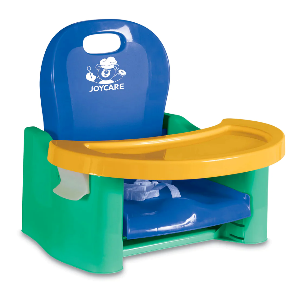 Alzatina Sedia Universale da Bambino Baby Booster JOYCARE® Ghiottone Blue Giallo - Image 11